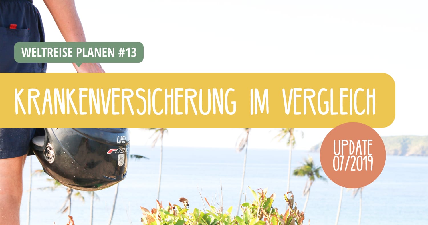 Die besten Auslandskrankenversicherungen für eine Weltreise im Vergleich